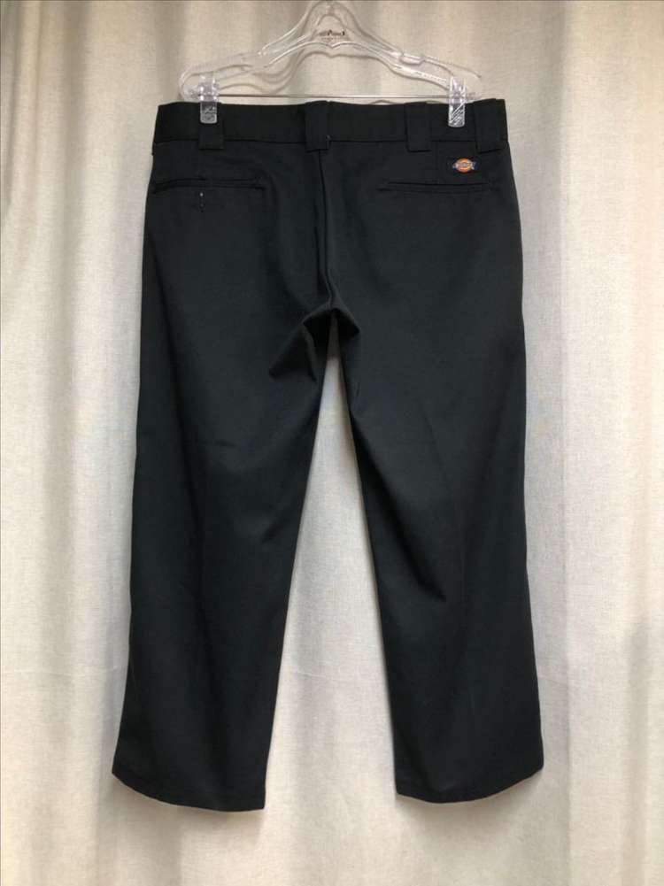 디키즈 873 슬림 스트레이트 워크팬츠 블랙 34--4