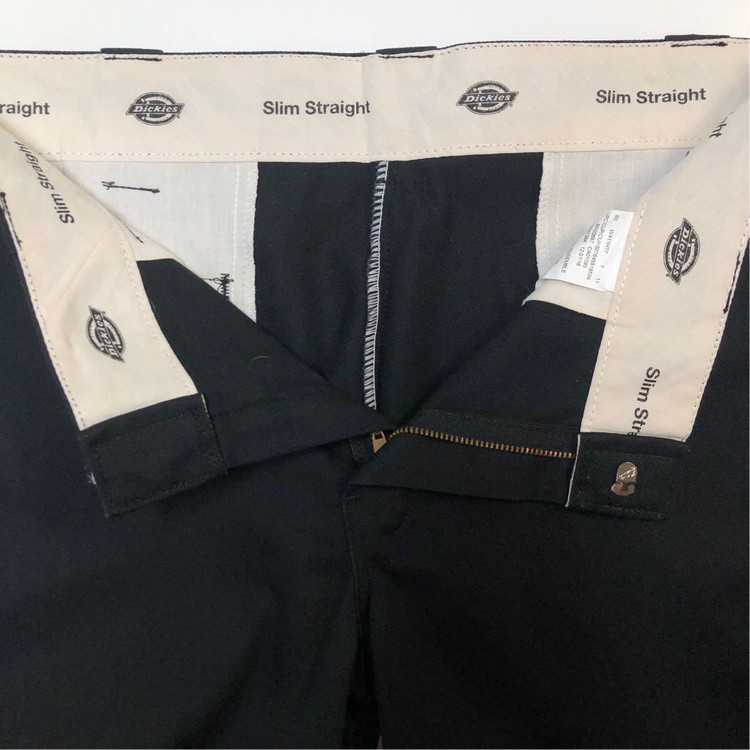 디키즈 873 슬림 스트레이트 워크팬츠 블랙 34--9