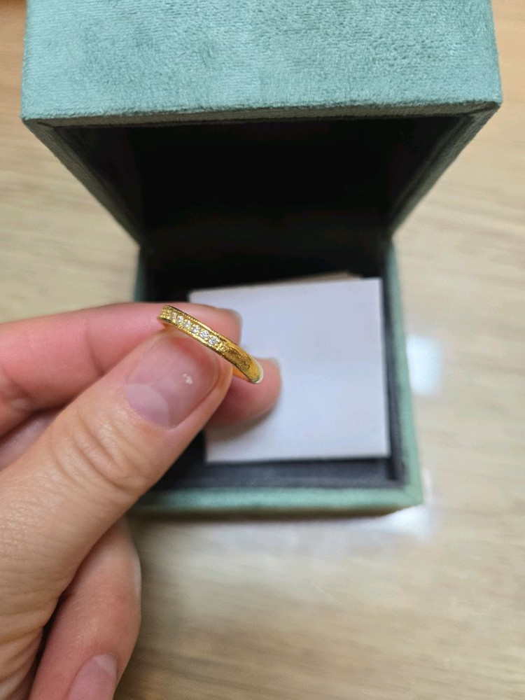 순금 1돈 반지--1