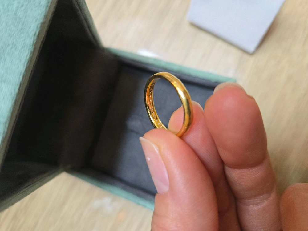 순금 1돈 반지 이미지