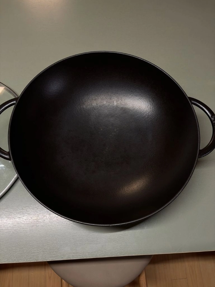 스타우브 웍 37cm 블랙 궁중팬 주물 무쇠 이미지