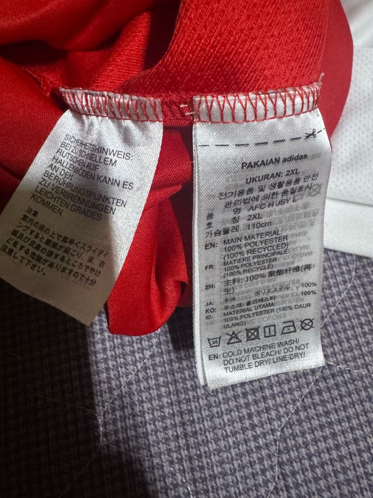 아디다스 아스날 25/26홈 긴팔 2XL--2