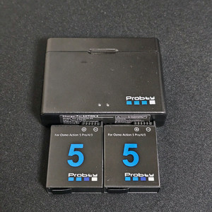 PROBTY 오즈모액션 배터리 2개 + 충전케이스