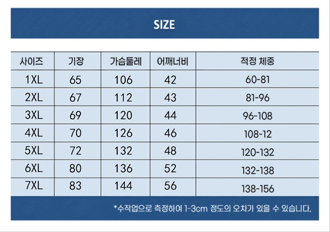 미사용 오디패스 빅사이즈 멀티 포켓 야상 4XL 6XL 이미지