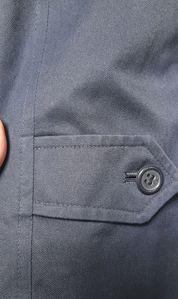 버버리 트렌치코트 네이비 M 롱코트 택포--4