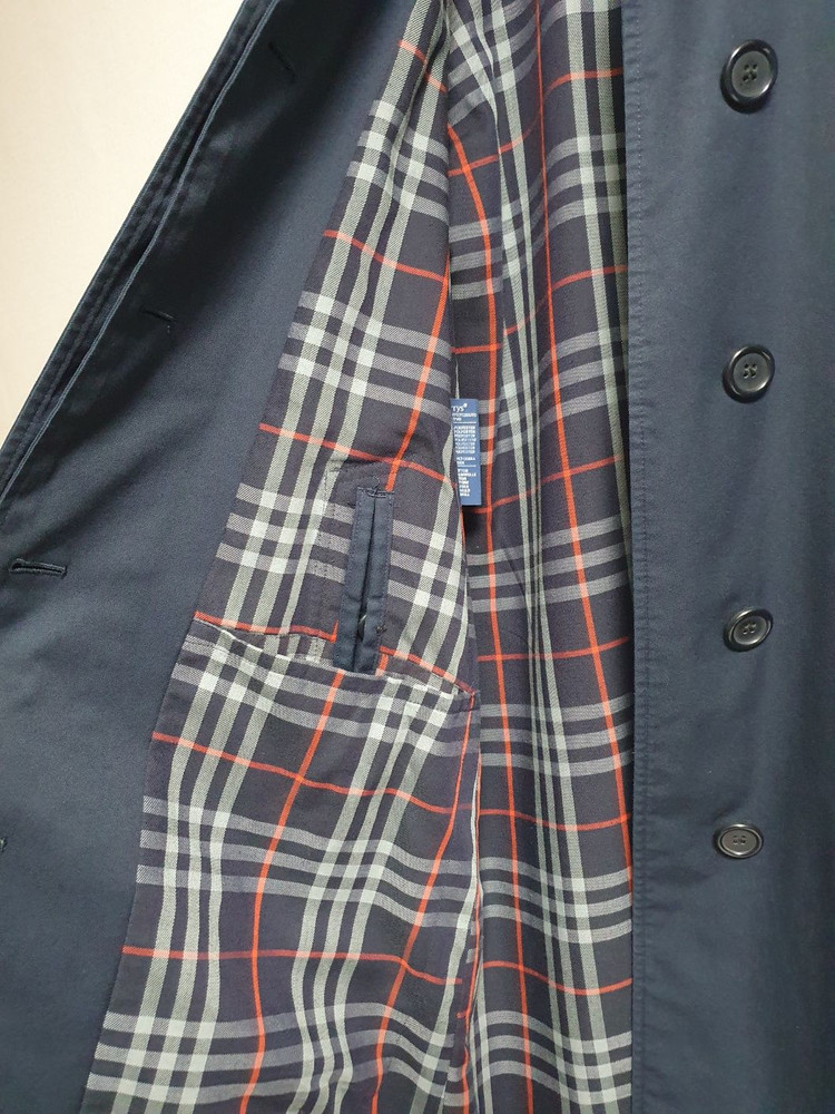 버버리 트렌치코트 네이비 M 롱코트 택포--5