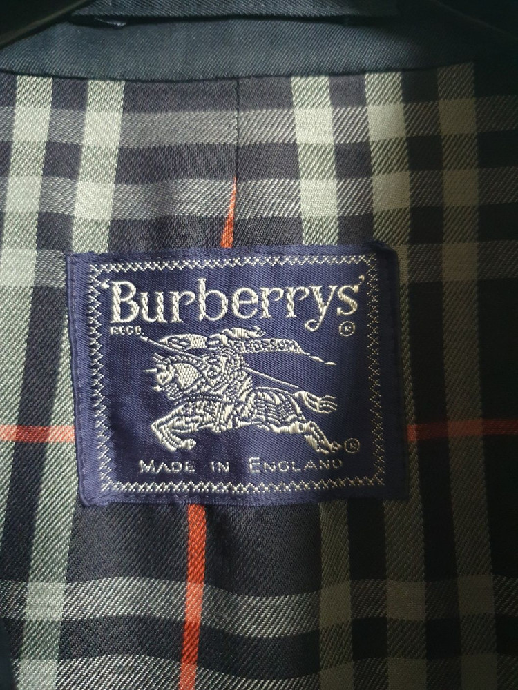 버버리 트렌치코트 네이비 M 롱코트 택포--6