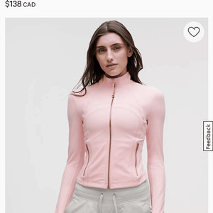 룰루레몬 디파인 크롭 자켓 nulu size 4(새상품)