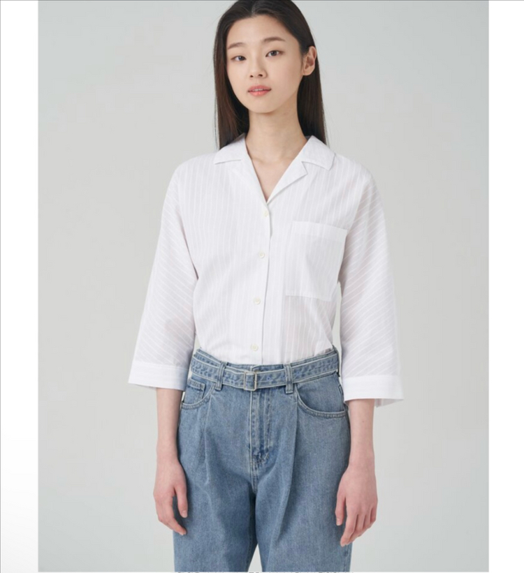 빈폴 23 오픈카라 셔츠 90 이미지