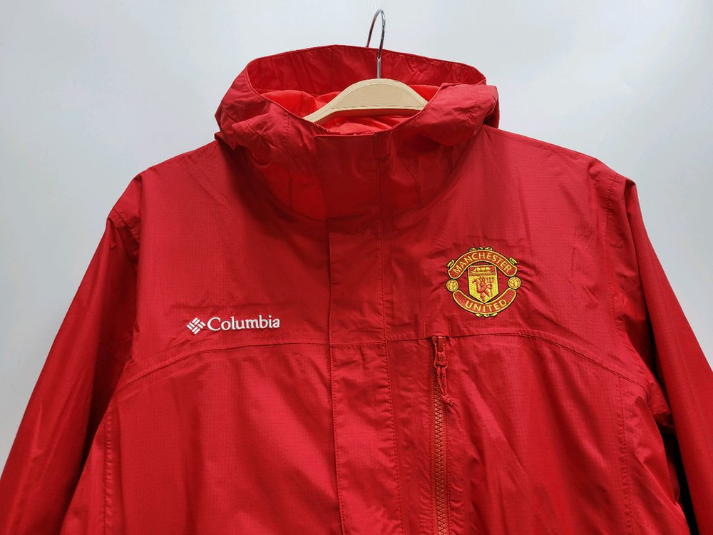 컬럼비아 맨체스터 유나이티드 바람막이 홈 자켓 / 남 M 레드 이미지