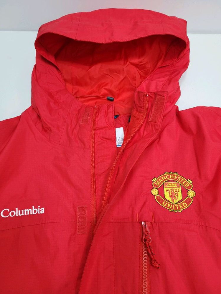 컬럼비아 맨체스터 유나이티드 바람막이 홈 자켓 / 남 M 레드 이미지