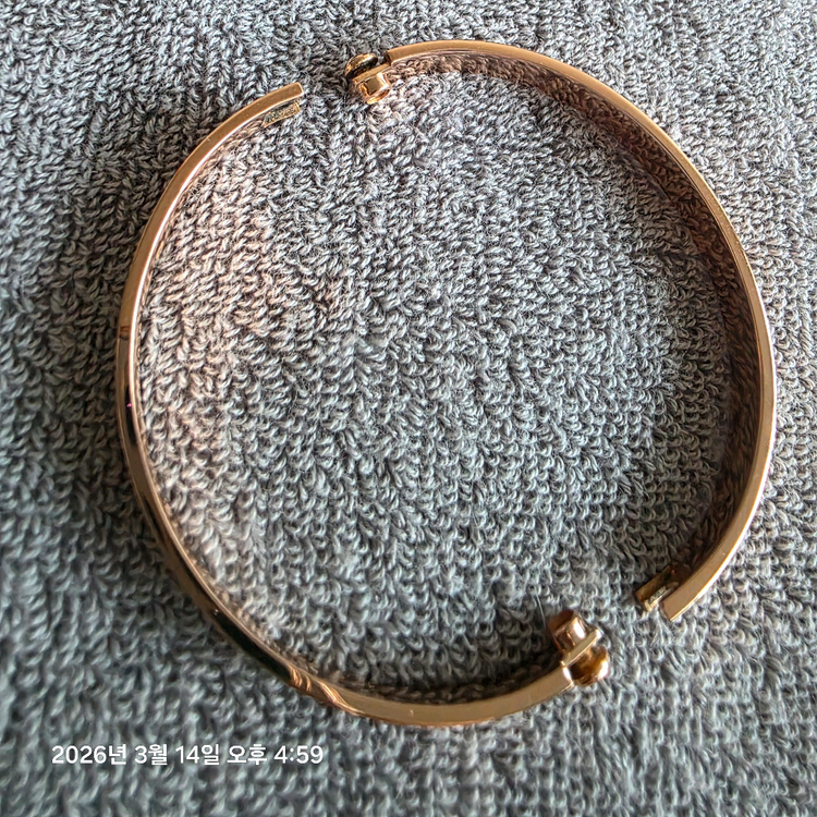 18k 팔찌.18k 금팔찌--4