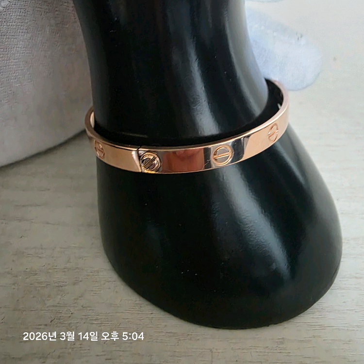 18k 팔찌.18k 금팔찌--6