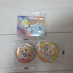 (3개 일괄) 보컬로이드 카가미네 린 프세카 노블아트 아크릴 뱃지 이미지