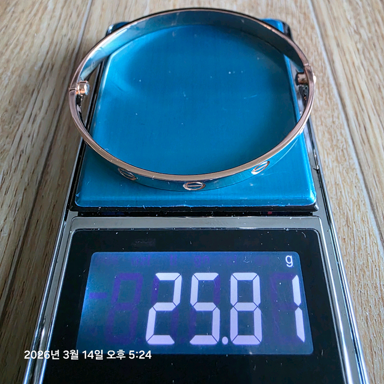 18k 금팔찌.18k 팔찌--9