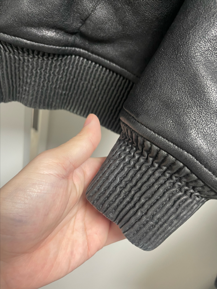 타임 타임옴므 양가죽 자켓 가죽--1