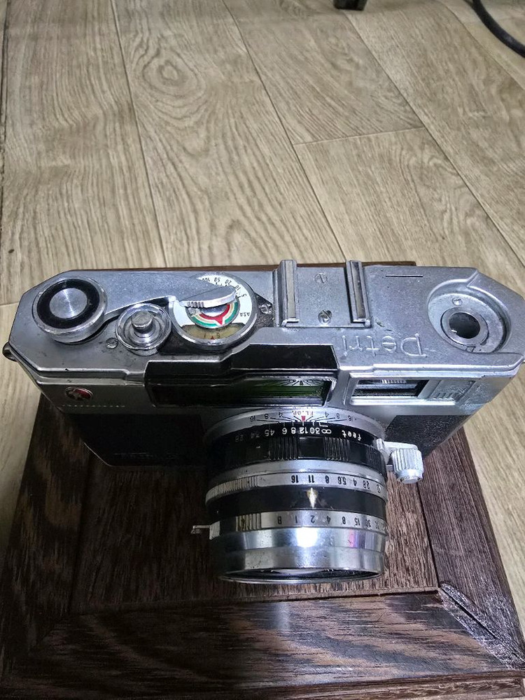 부품용 페트리 오리코르 4.5cm 필름 카메라--1