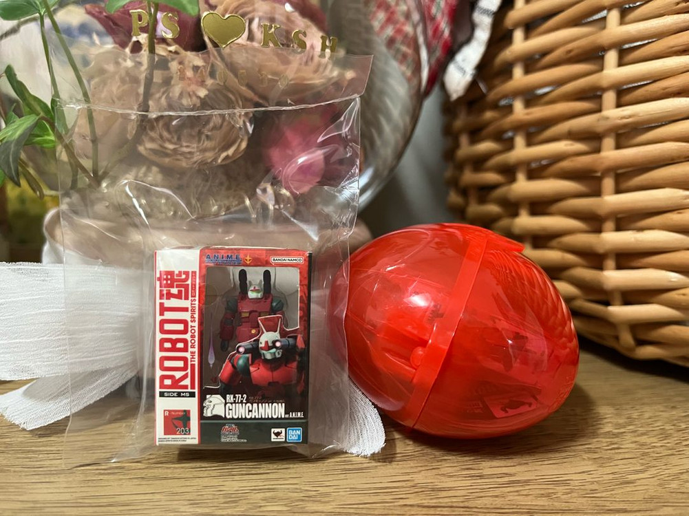 건담 로봇혼 미니어쳐 가챠(캐논,자쿠)--1