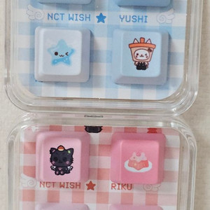 엔시티 위시 리쿠 유우시 키캡 쿠리 버블냥 굿즈 위시돌 이미지