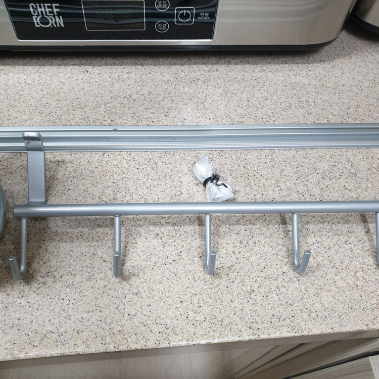 싱크대 주방용품 국자걸이 한샘 수져걸이 레일세트 이미지