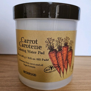 스킨푸드 캐롯 카로틴 카밍 워터 패드 (60매)