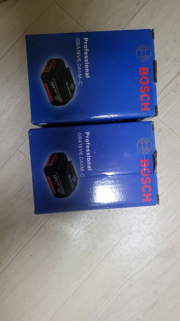 보쉬 배터리2개 6.0암페어 이미지