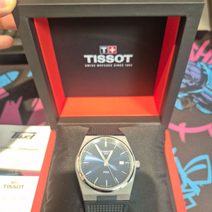 티쏘 PRX 40mm 청판 쿼츠 러버밴드 풀구성 판매 / 메탈브슬 교환 가능 및 다른 시계와도 교환가능