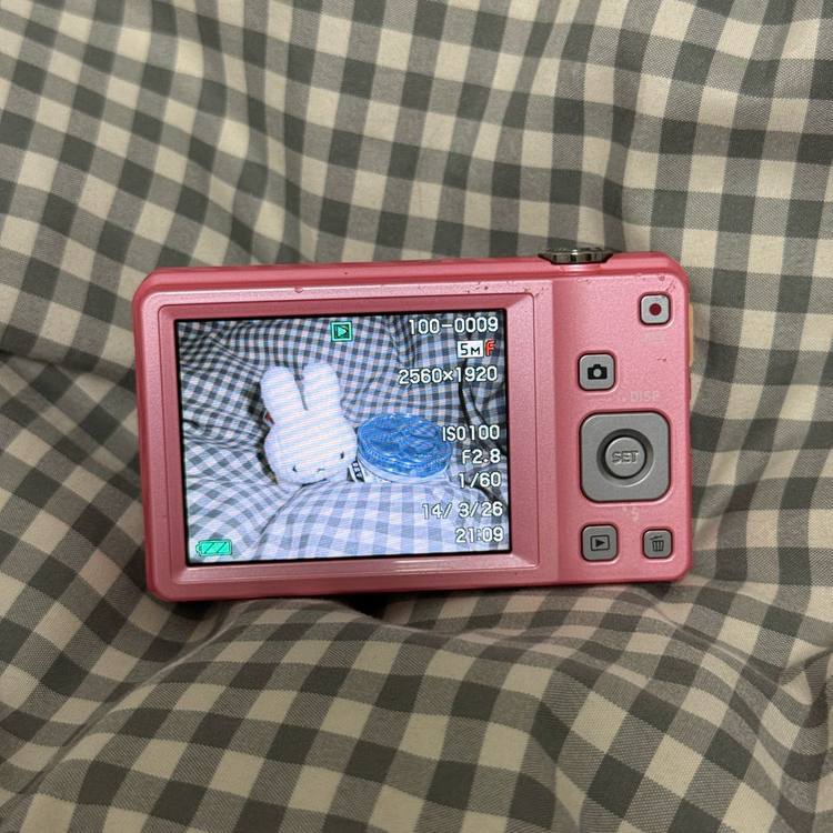 카시오 엑슬림 zs6 핑크 디카 빈티지 이미지