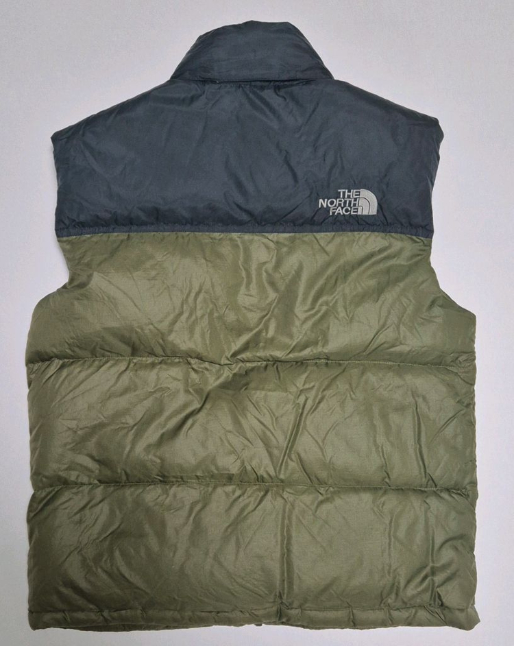 (M/95) 노스페이스 구형 700 올리브 골드원코리아 패딩 조끼 눕시 이미지