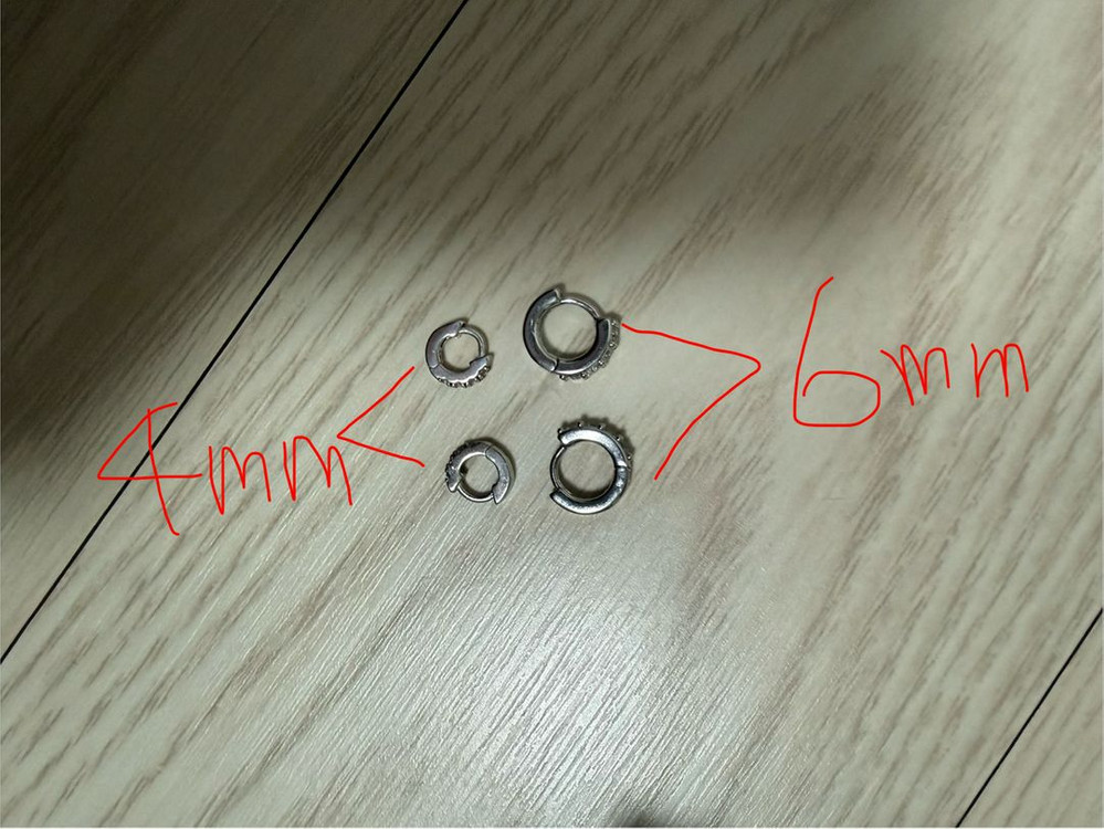 실버 반지3개 링귀걸이2개 판매 실버925--5