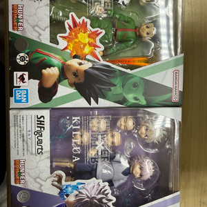 헌터헌터 shf 곤, 키르아 피규어 이미지