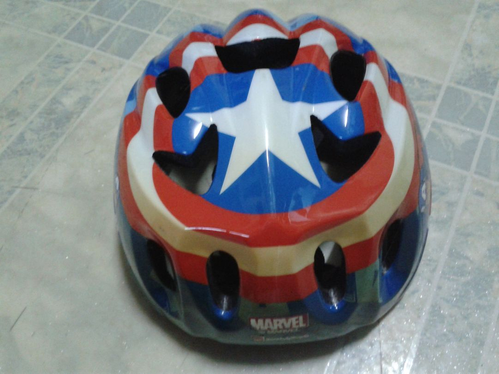 아동용 자전거 헬멧 보호대 세트 이미지