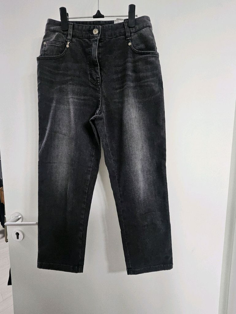 TIME POSTMODERN 와펜장식 블랙 데님 팬츠 64 이미지