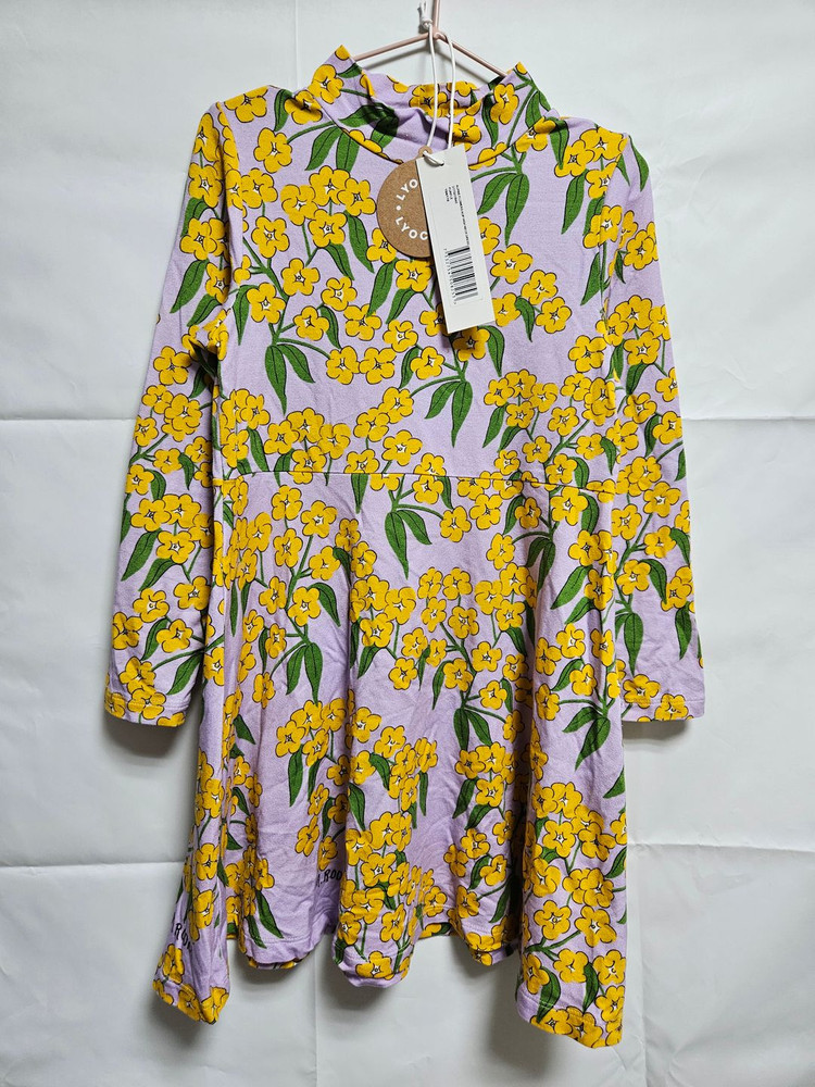 미니로디니 꽃 원피스 104/110 / 리본 셔츠 92/98 / 에델바이스 꽃 패딩 2-3Y--3