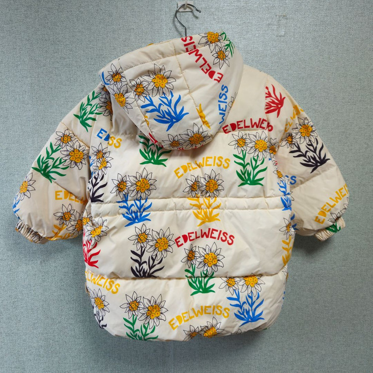 미니로디니 꽃 패딩 에델바이스 패딩 2-3Y 92-98--3