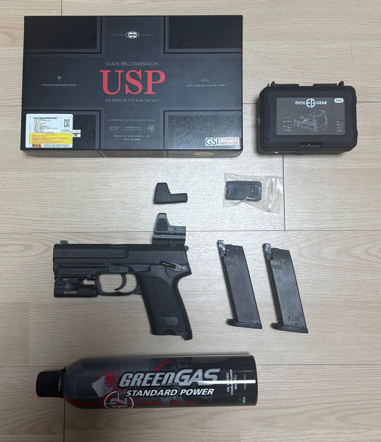 [WE] HK416C V3 System 888 COMPACT GBBR / USP GBB (USP풀사이즈) 일괄판매 이미지