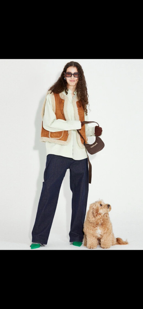 노앙 무스탕 베스트 조끼 m 이미지