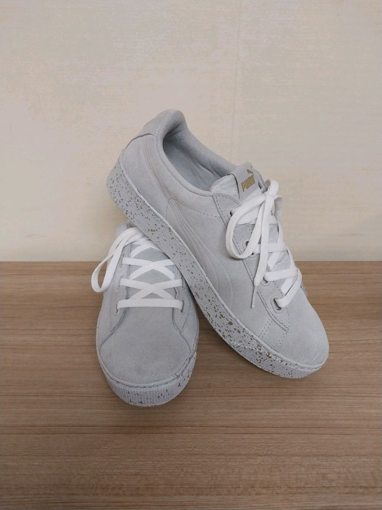 여성 푸마 스웨이드 플랫폼 스니커즈, 운동화 (255) 이미지