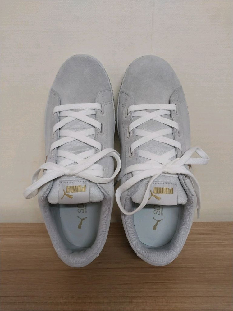 여성 푸마 스웨이드 플랫폼 스니커즈, 운동화 (255) 이미지