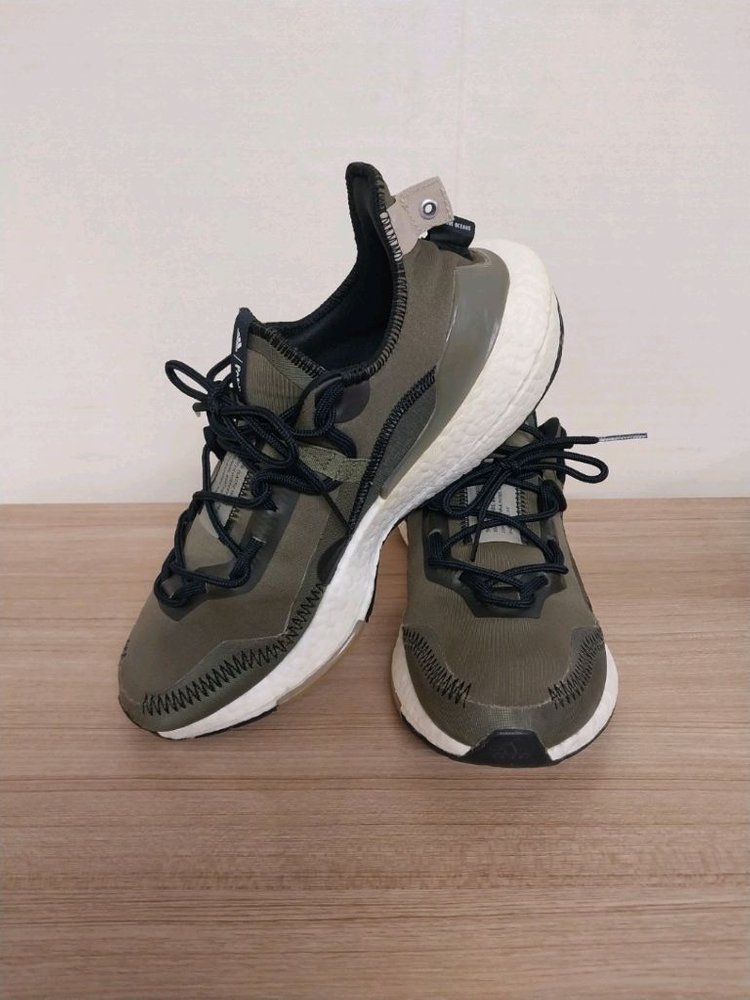 남성 아디다스 울트라부스트 21/팔리 포커스 올리브 운동화 (270) 이미지