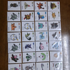 포켓몬띠부실(시즌4) 32장 일괄판매 이미지