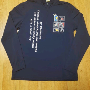 (정품,새옷수준)카스텔바작 골프 남성 기능성 반집업 티셔츠, 100