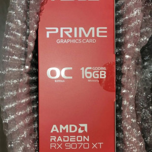 ASUS PRIME 라데온 RX 9070 XT 16GB 미개봉