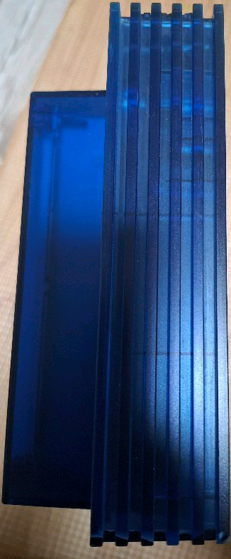 PS2 플스2 플레이스테이션2 블루 케이스 본체만 이미지