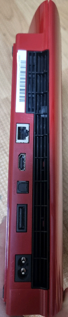 PS3 플스3 레드 본체만 한정판 이미지