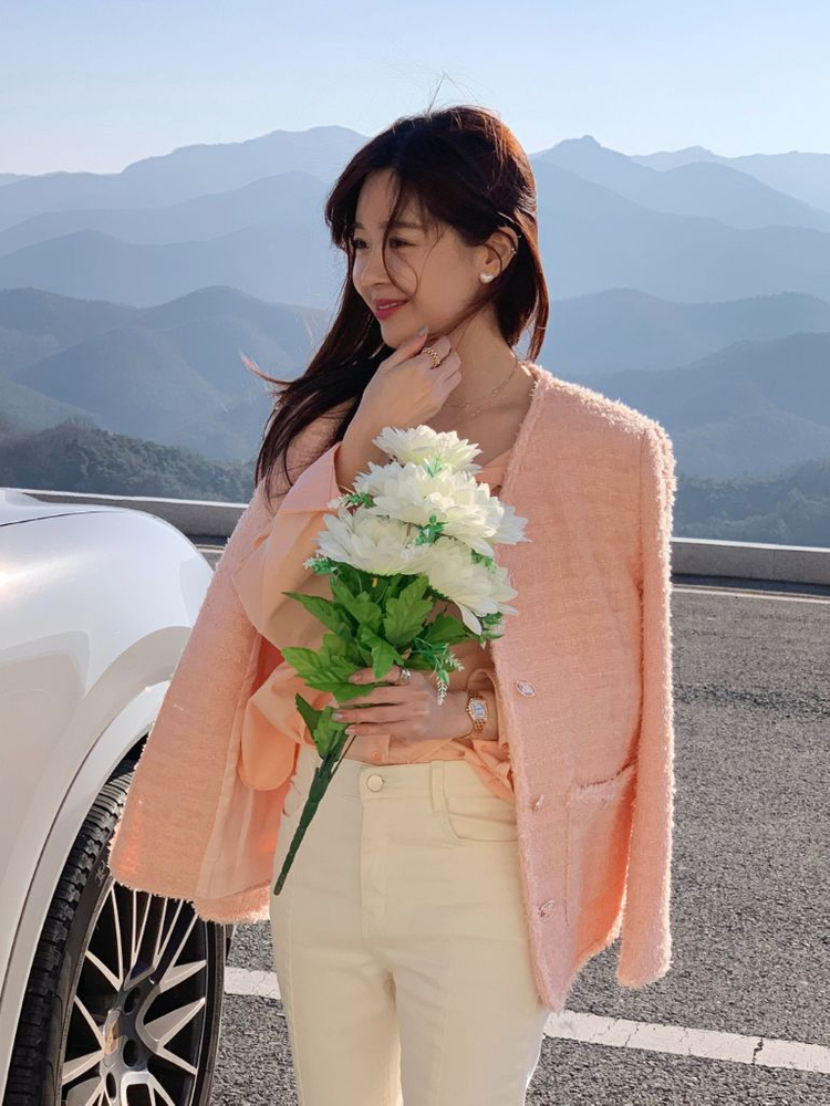 바이씨니 치크팝 트위드 자켓:) 이미지