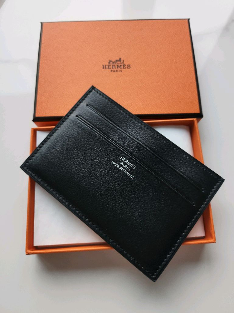 에르메스 시티즌 카드홀더 카드지갑 블랙 누아 새상품 이미지