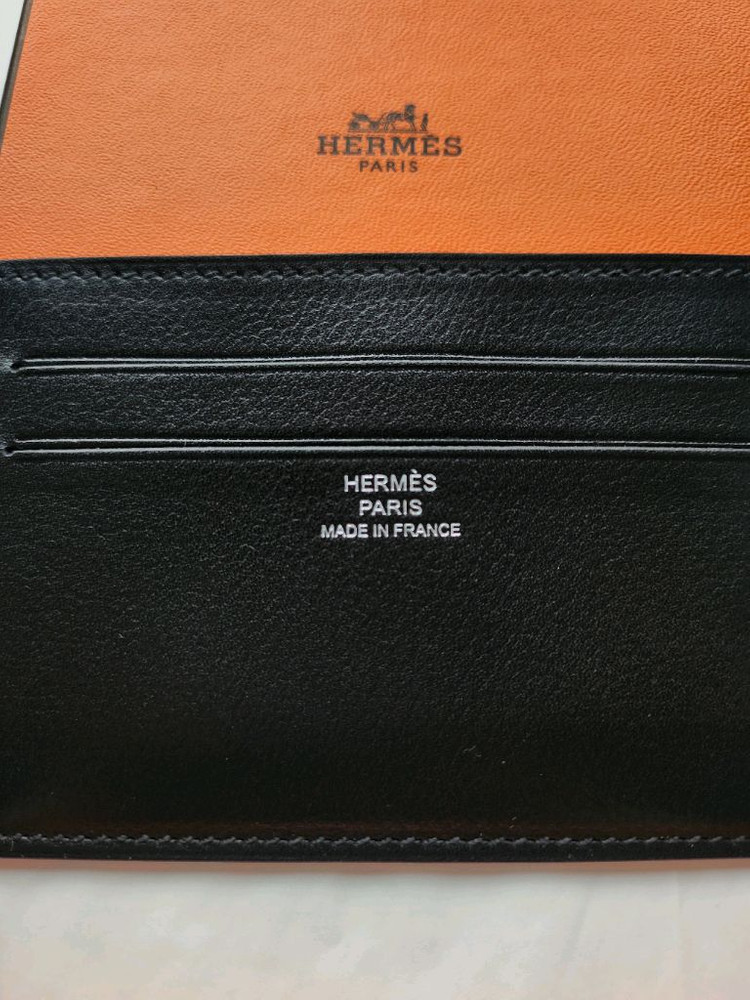 에르메스 시티즌 카드홀더 카드지갑 블랙 누아 새상품 이미지