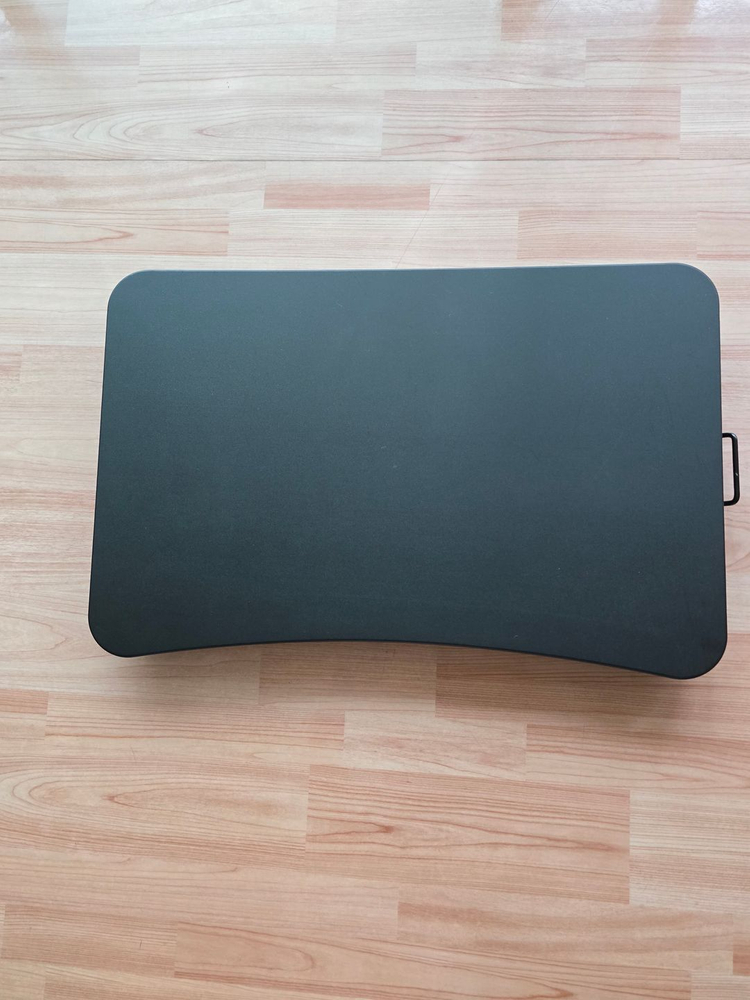 유압식 수동 높이조절 스탠딩 데스크 이미지