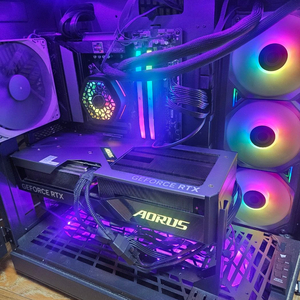 부산 9800x3d 고사양 데스크탑 pc 어로스 본체 팝니다
